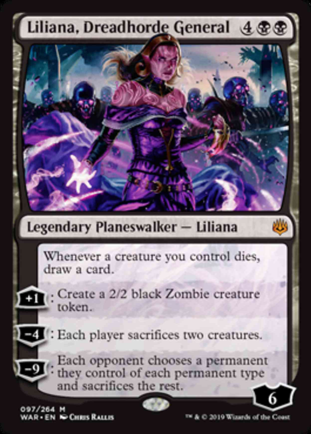 Liliana, Dreadhorde General magic card front