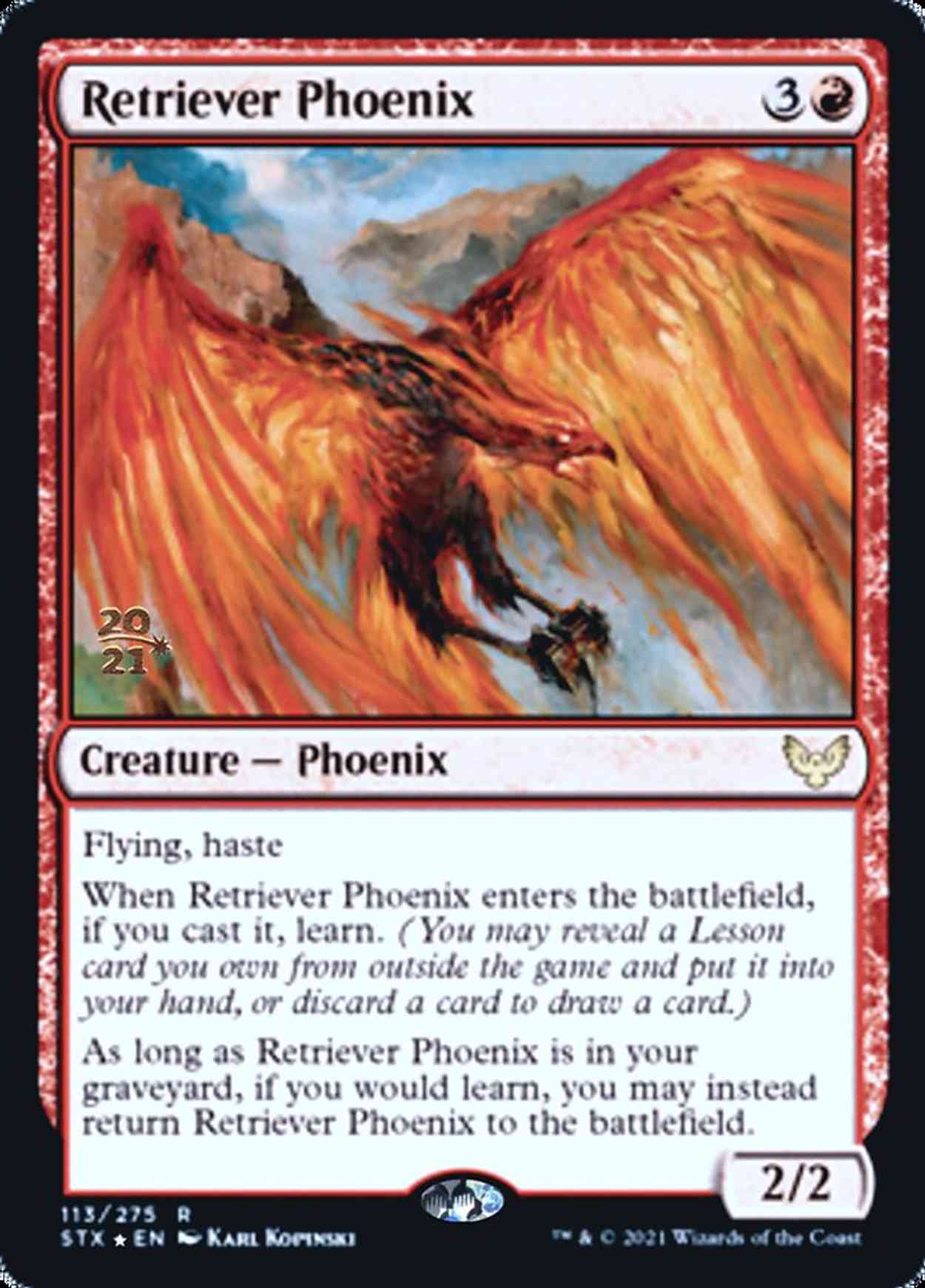Retriever Phoenix magic card front