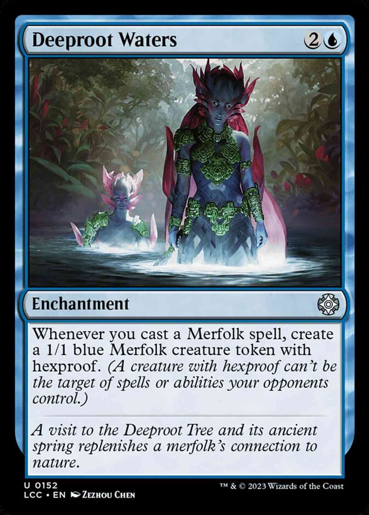 Deeproot Waters magic card front