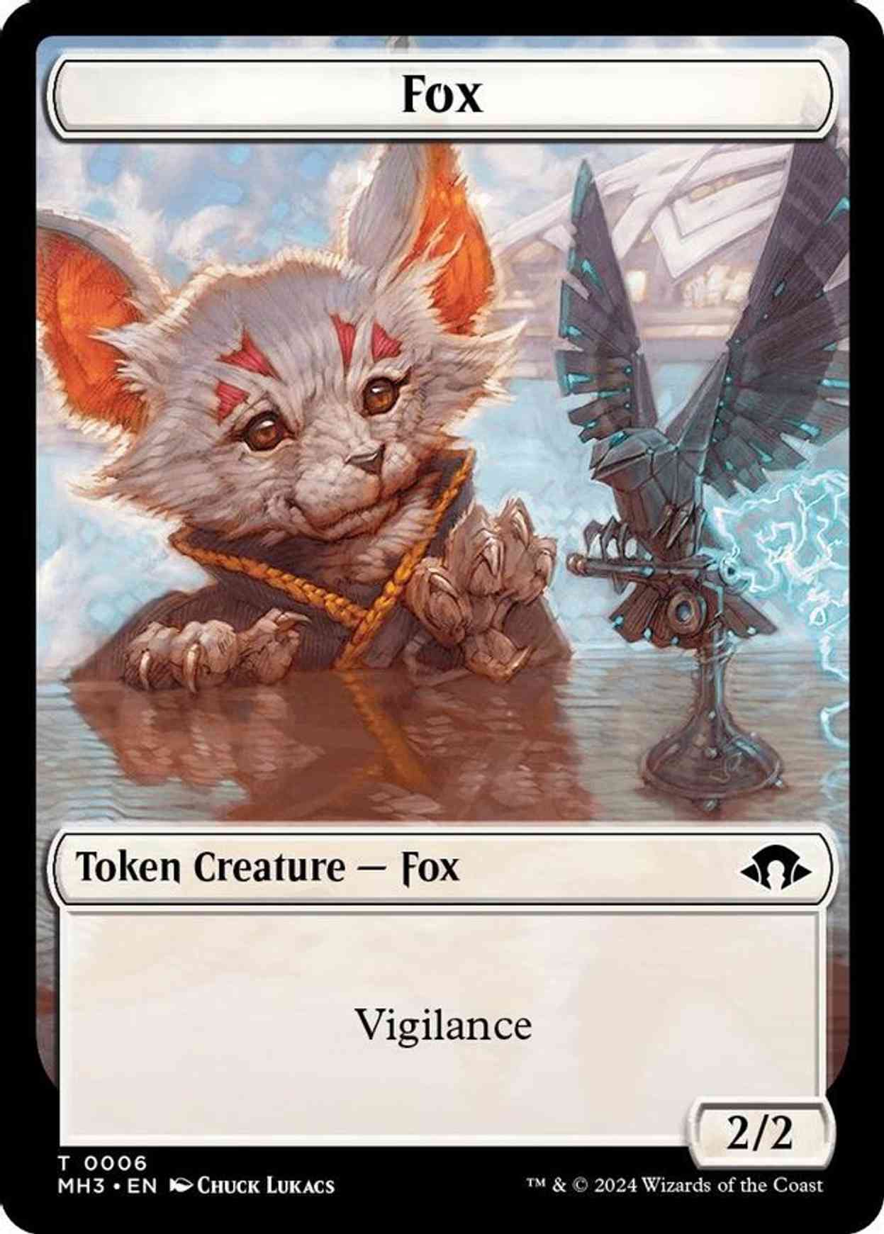 Fox Token magic card front