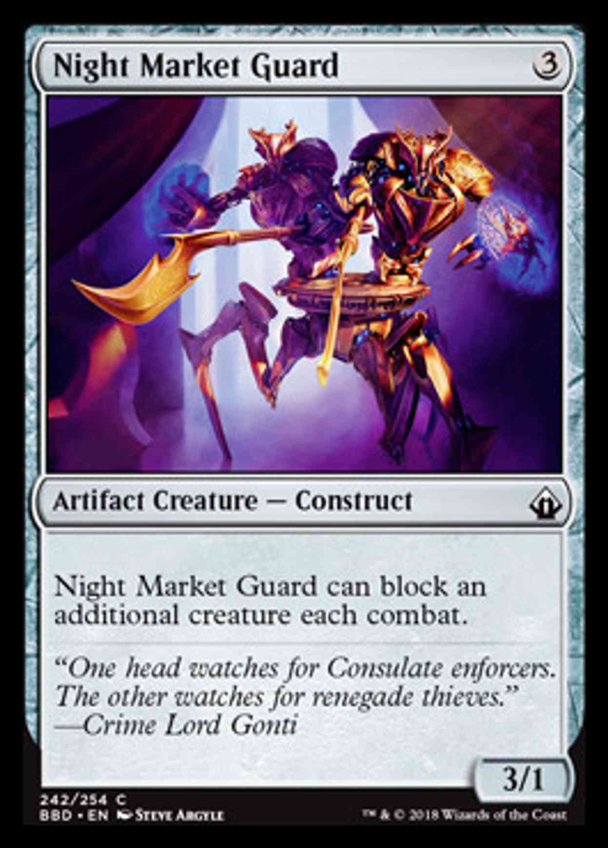 Night Market Guard magic card front