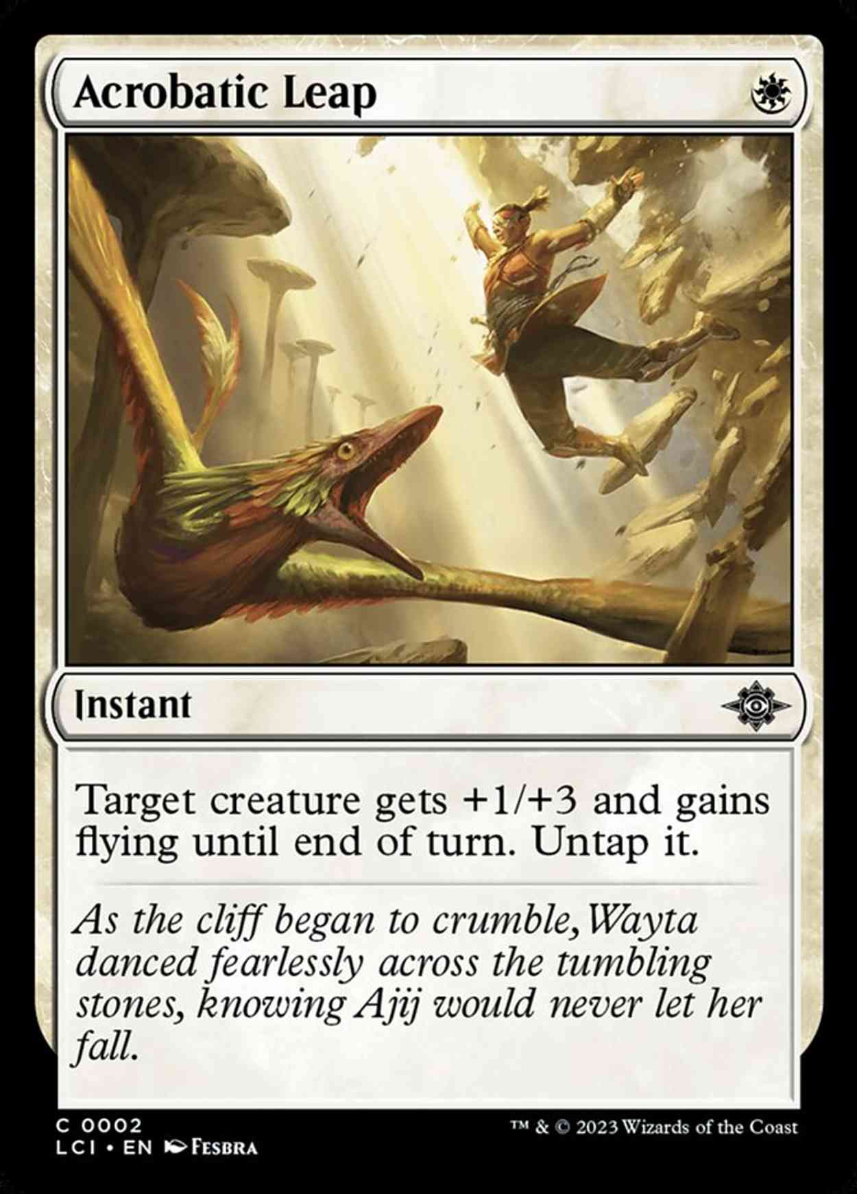 Acrobatic Leap magic card front