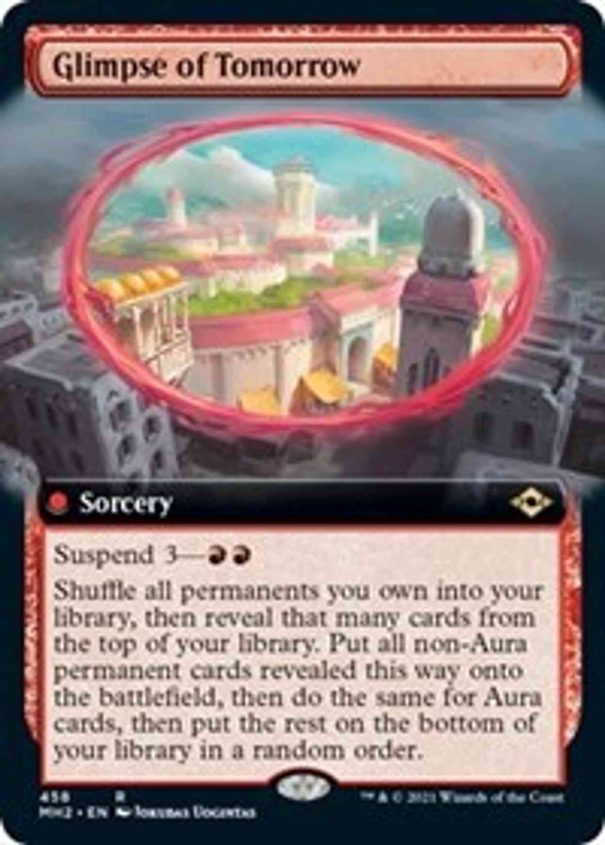 Glimpse of Tomorrow (Extended Art) magic card front