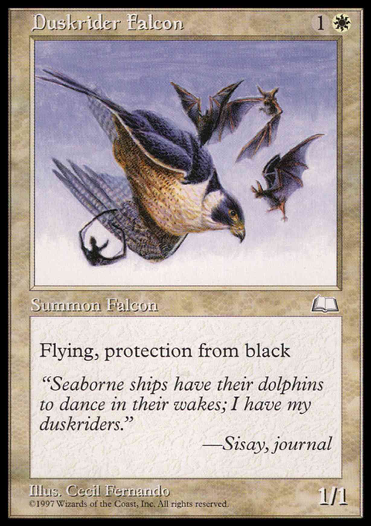 Duskrider Falcon magic card front