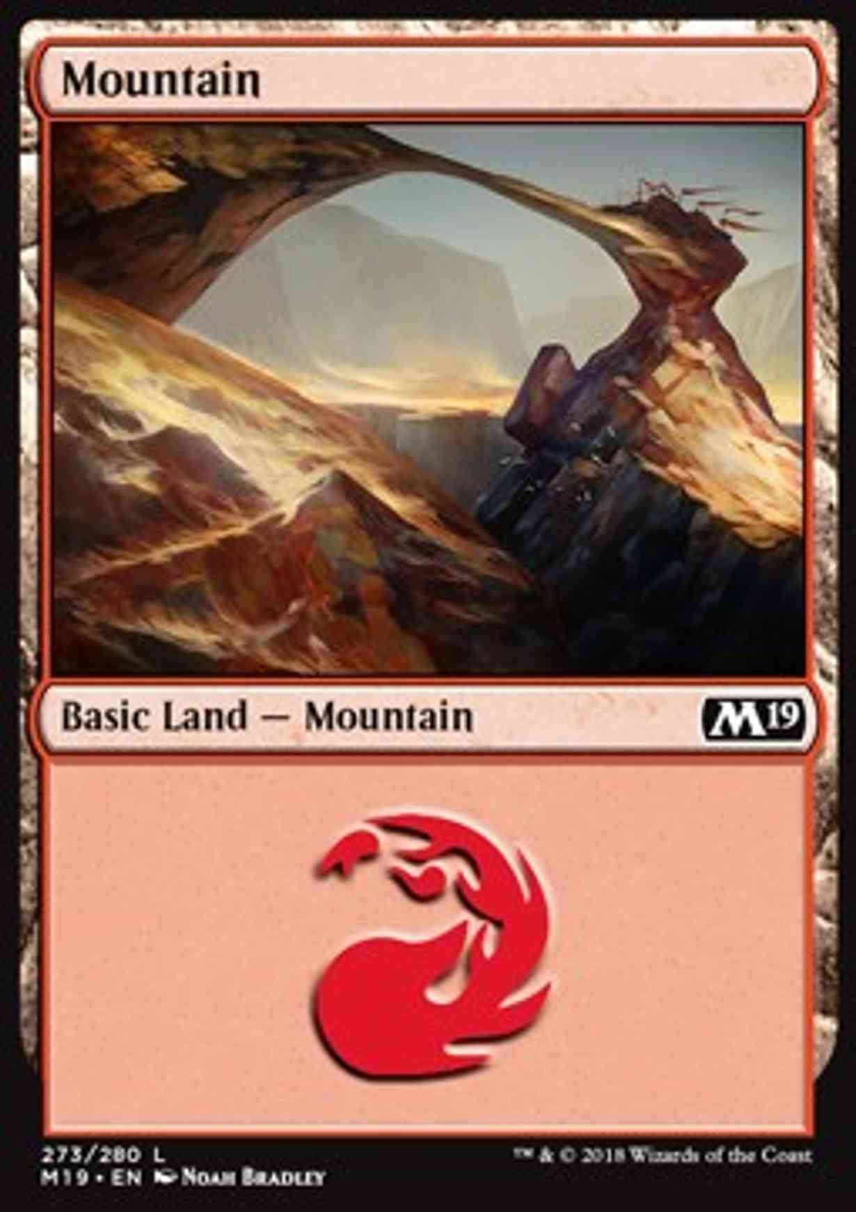 Mountain (273) magic card front