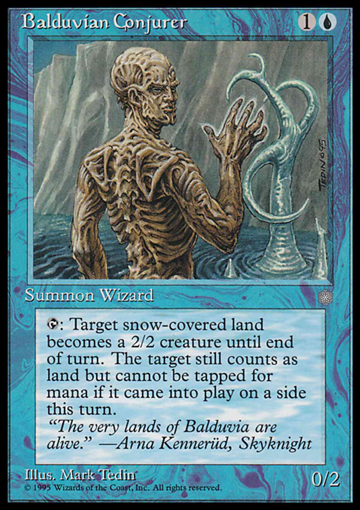 Balduvian Conjurer magic card front