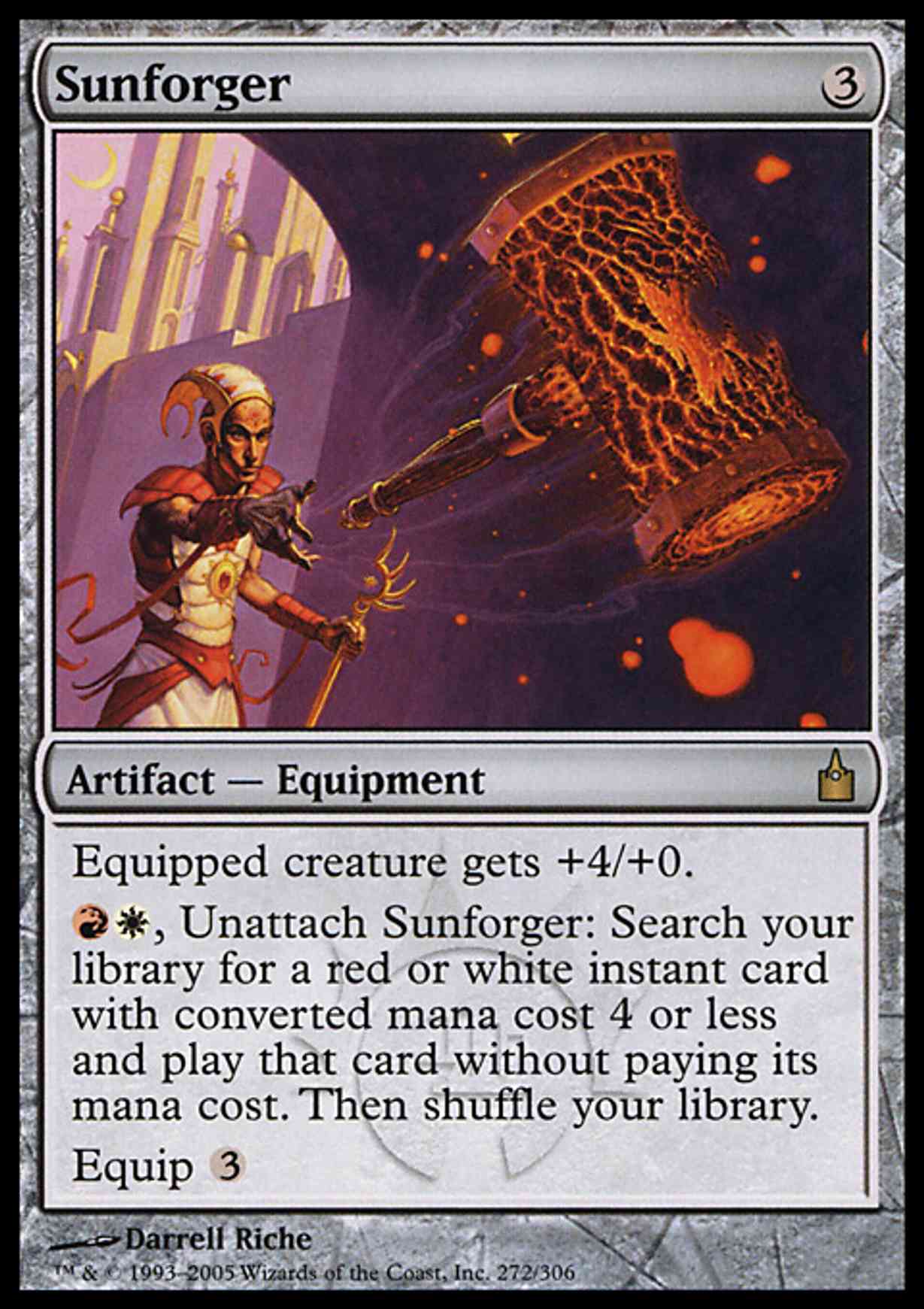 Sunforger magic card front