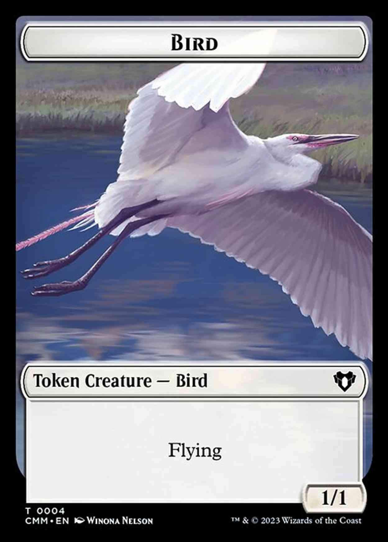 Bird // Dwarf Berserker Double-Sided Token magic card front