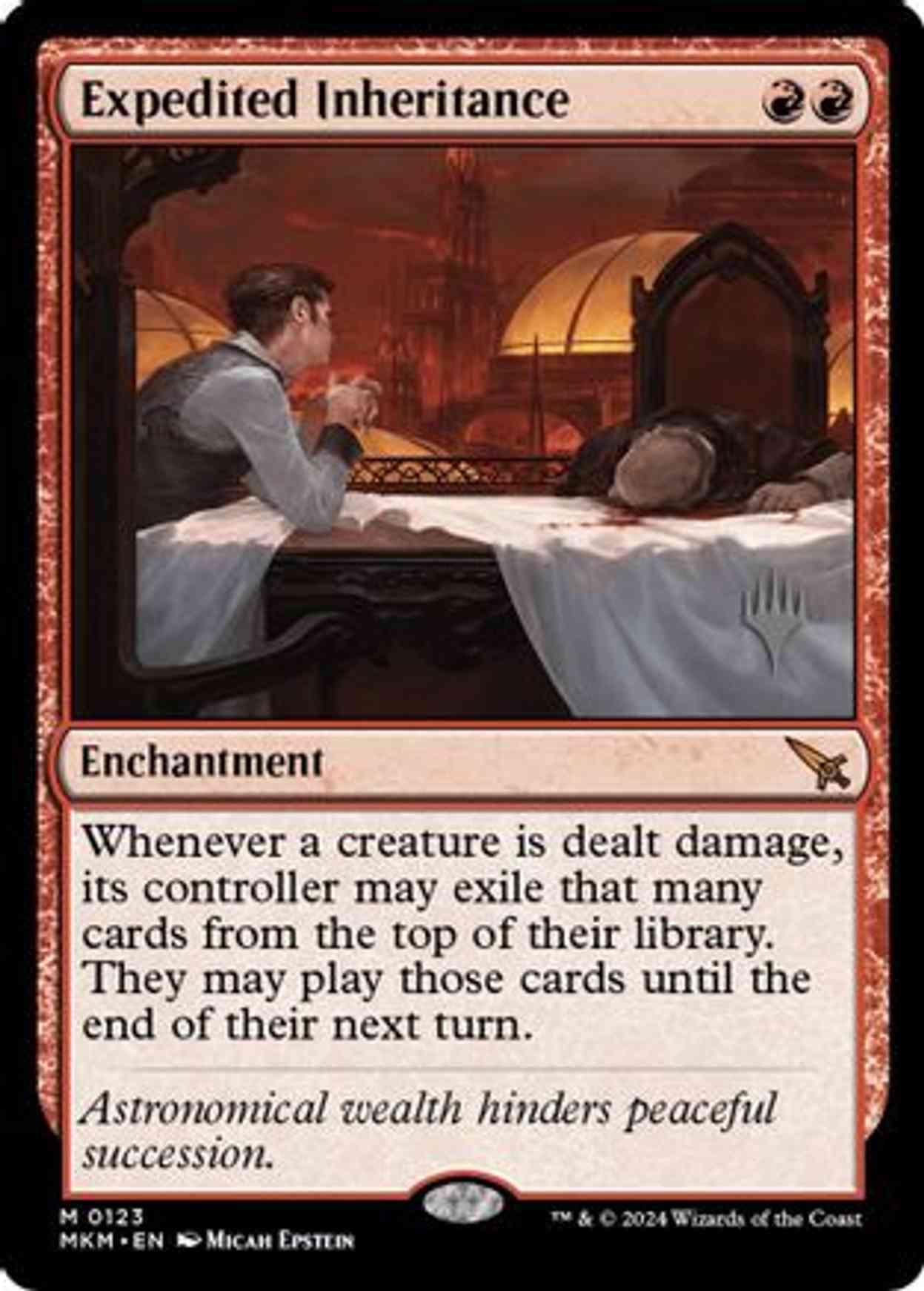 Expedited Inheritance magic card front