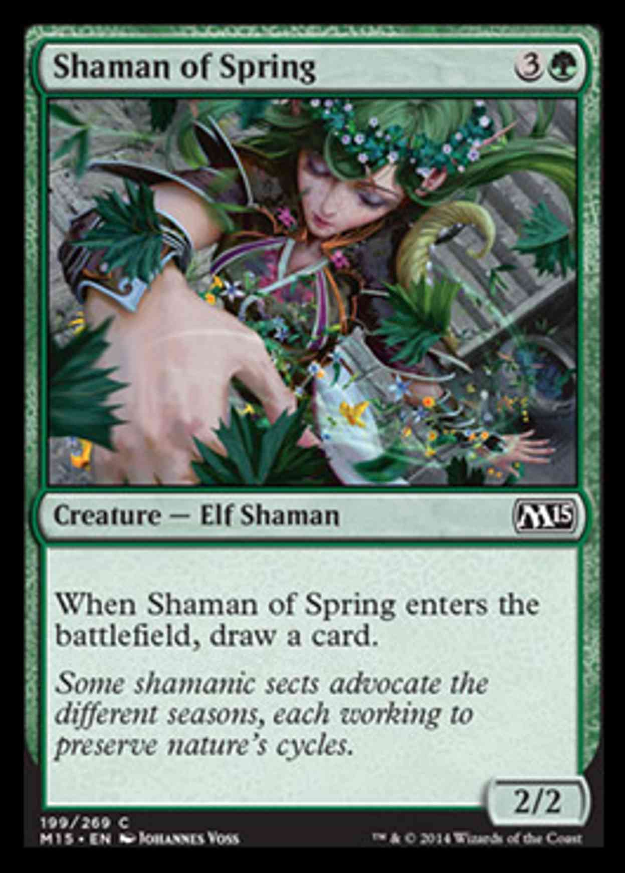 Shaman of Spring magic card front