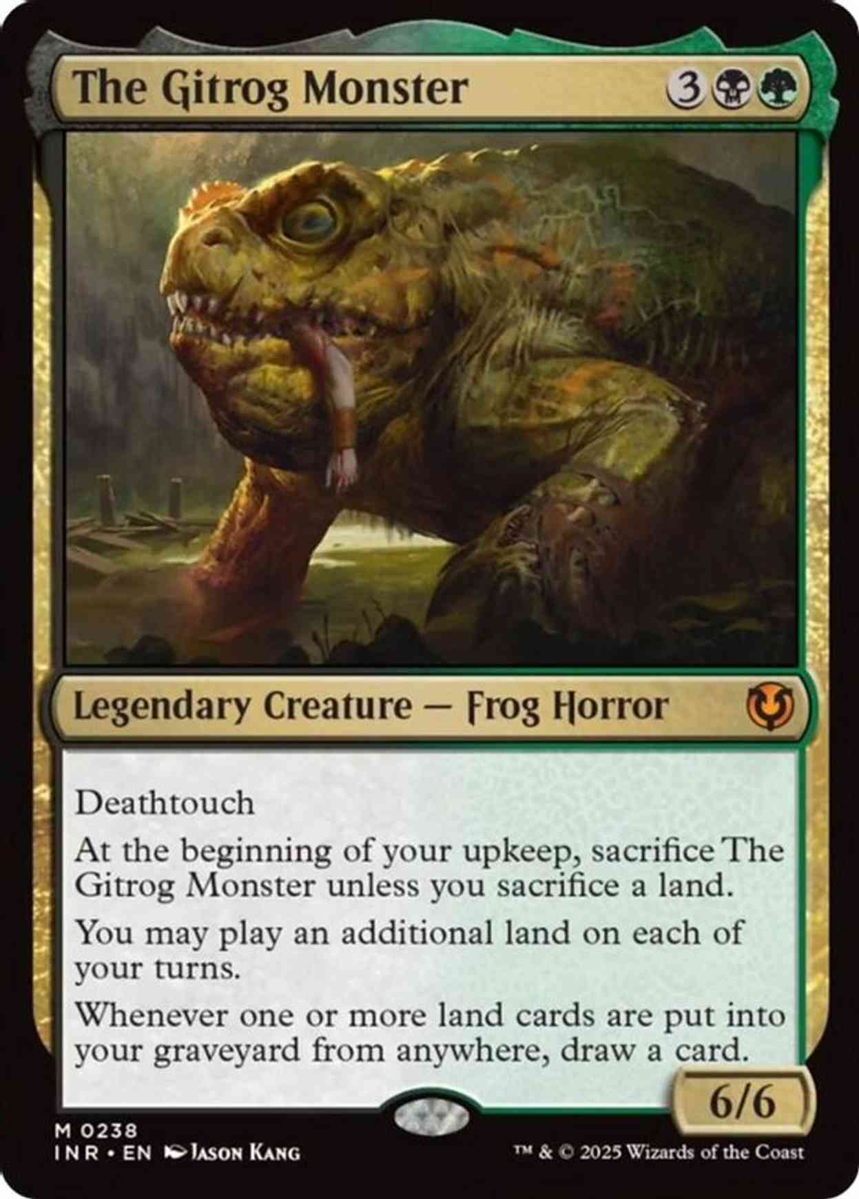 The Gitrog Monster magic card front