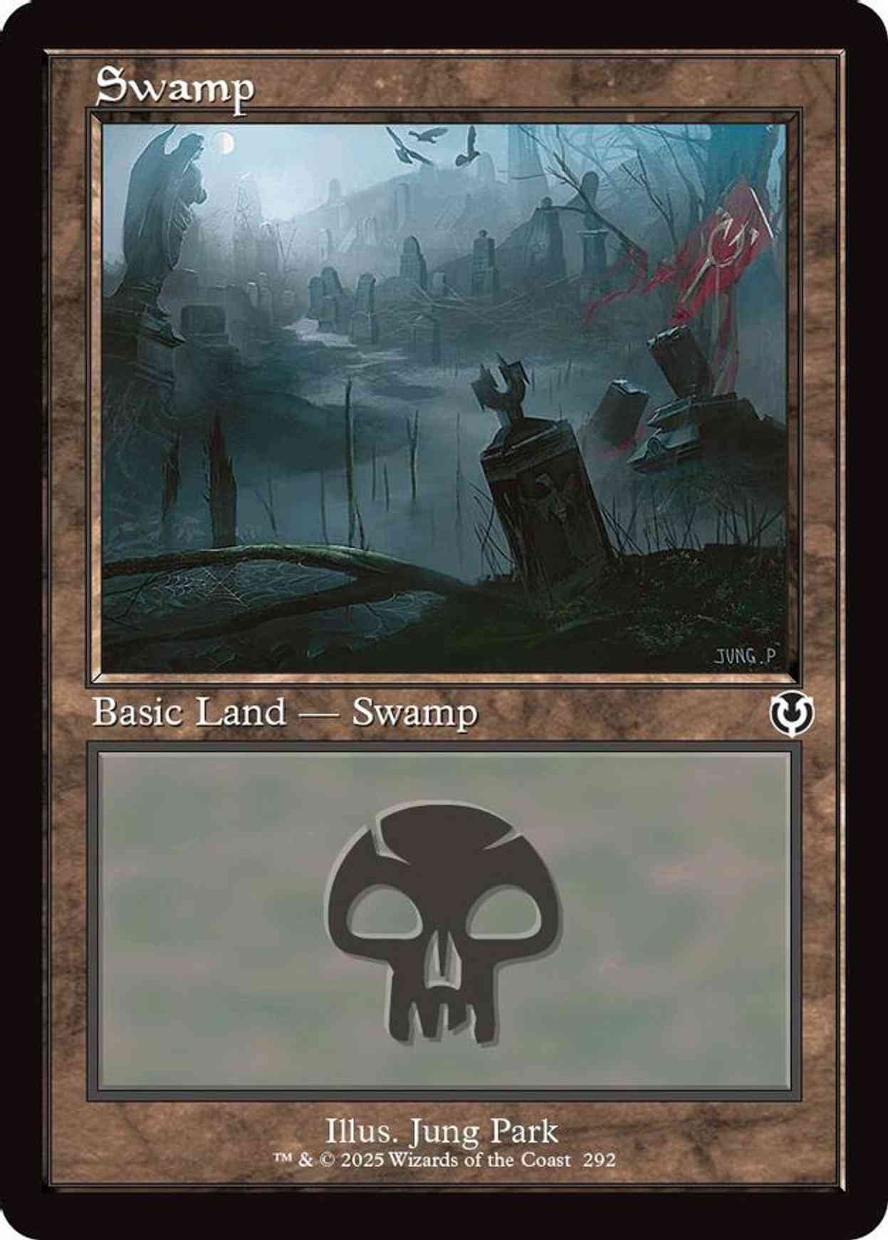 Swamp (292) (Retro Frame) magic card front