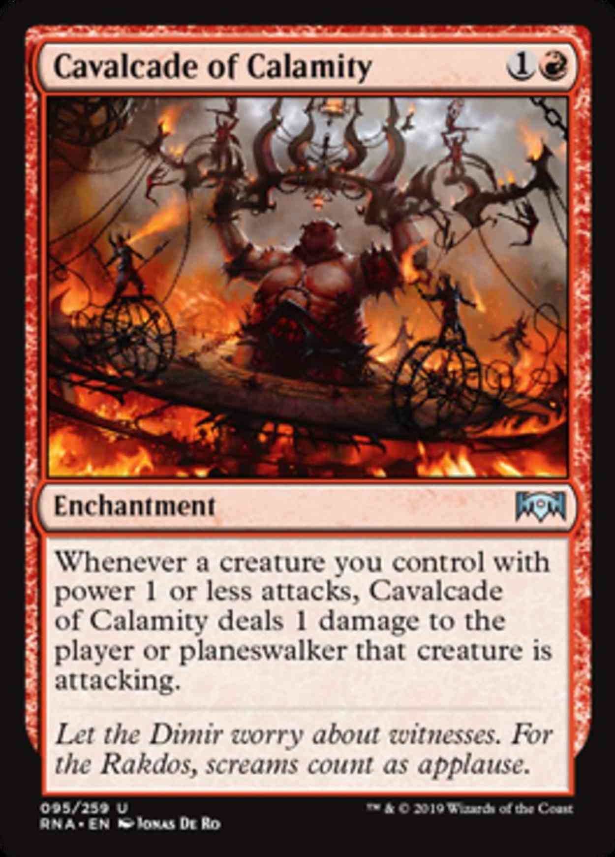 Cavalcade of Calamity magic card front