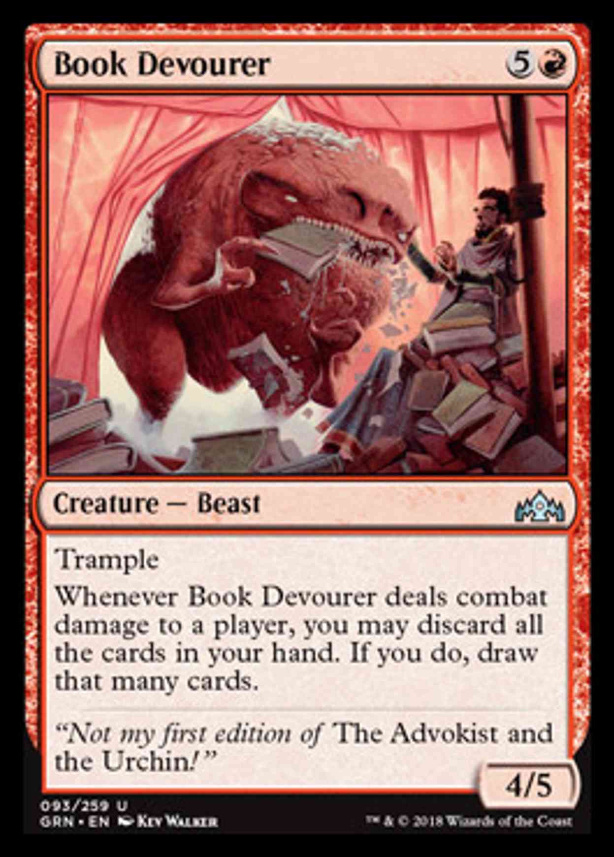 Book Devourer magic card front