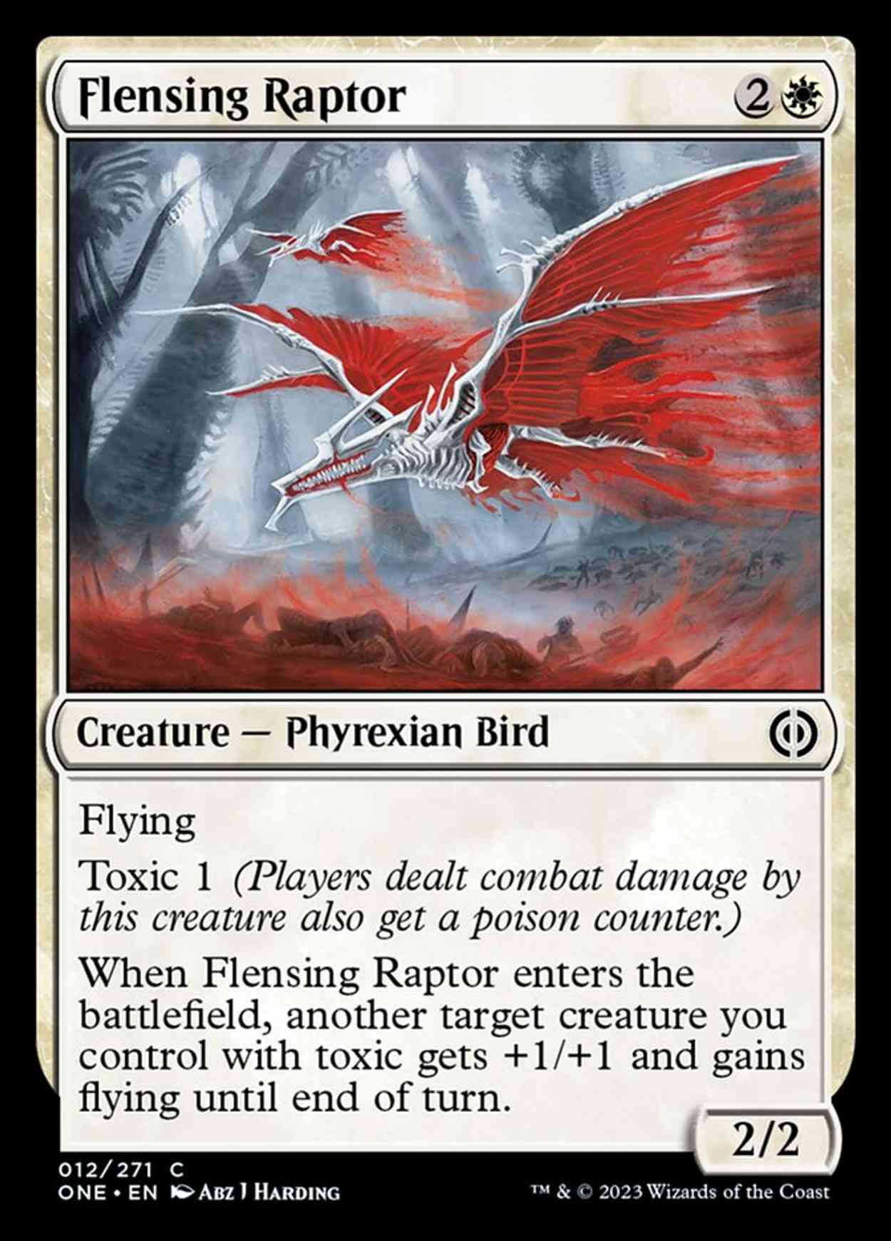 Flensing Raptor magic card front