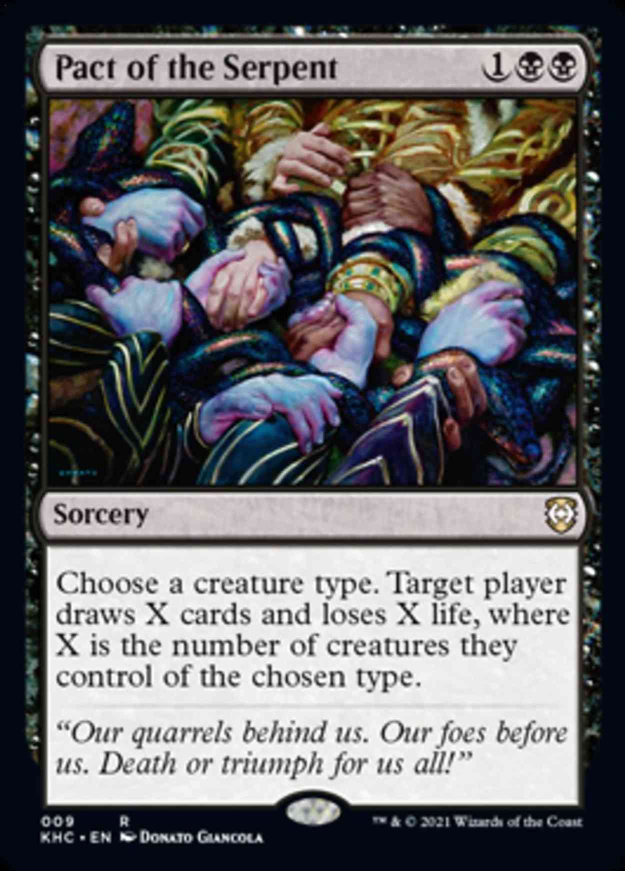 Pact of the Serpent magic card front