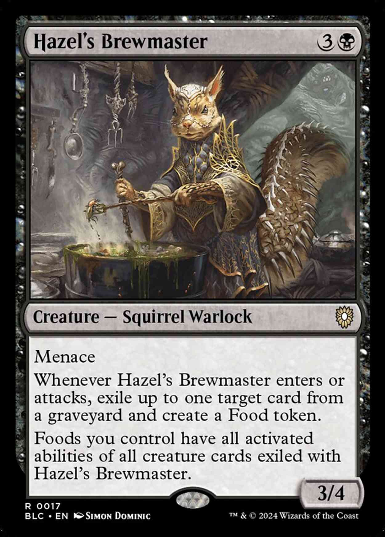 Hazel's Brewmaster magic card front