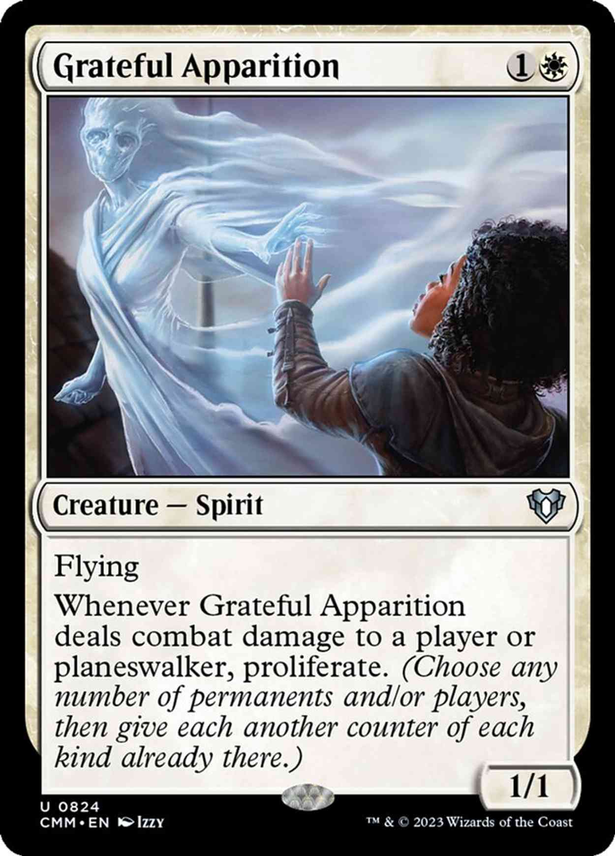Grateful Apparition magic card front