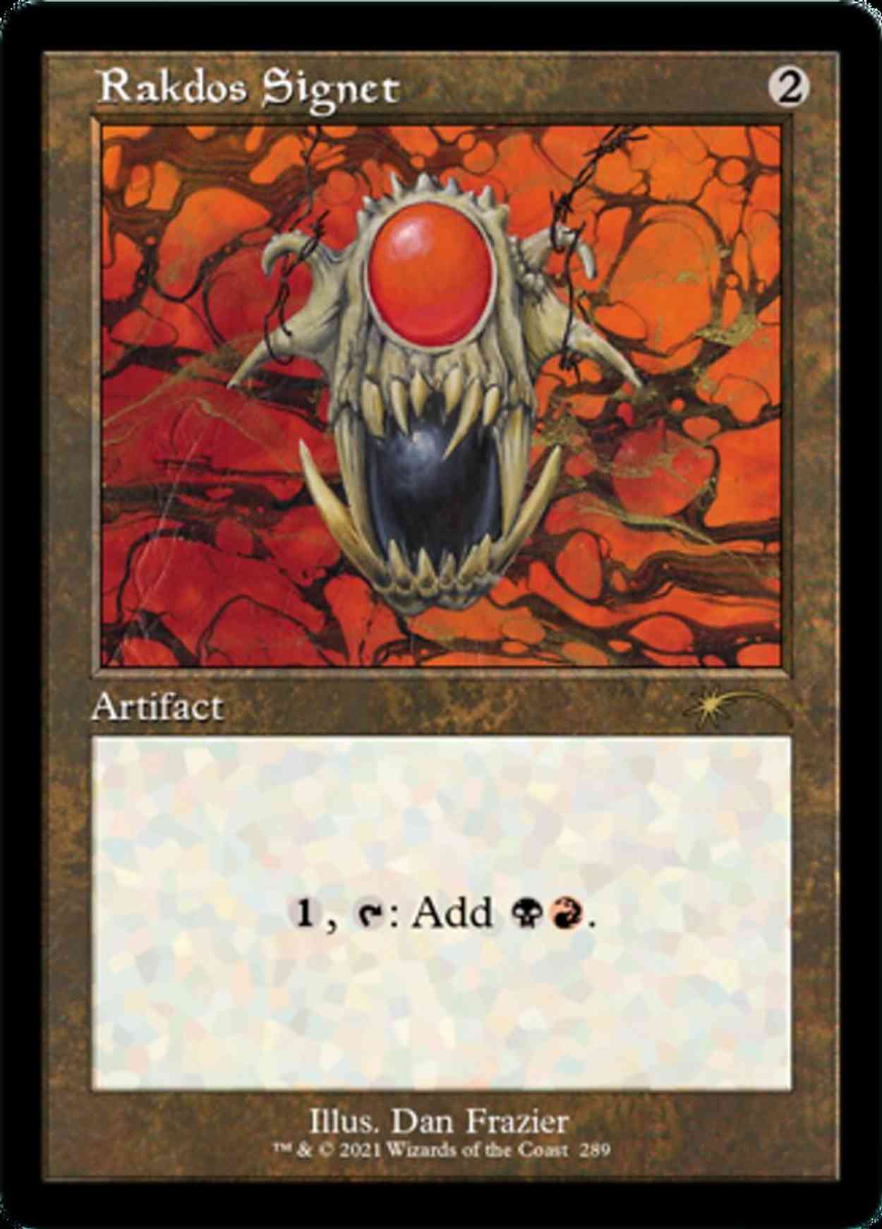 Rakdos Signet (Retro Frame) (Foil Etched) magic card front