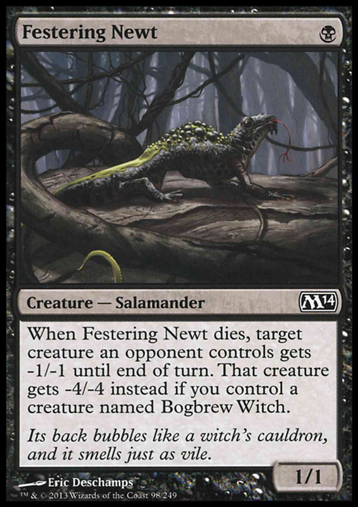 Festering Newt magic card front