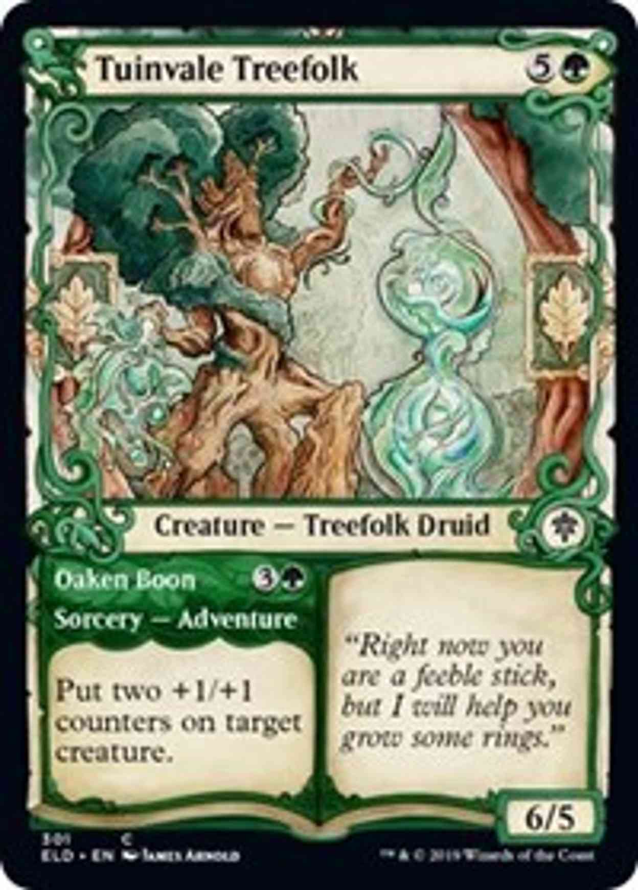 Tuinvale Treefolk (Showcase) magic card front
