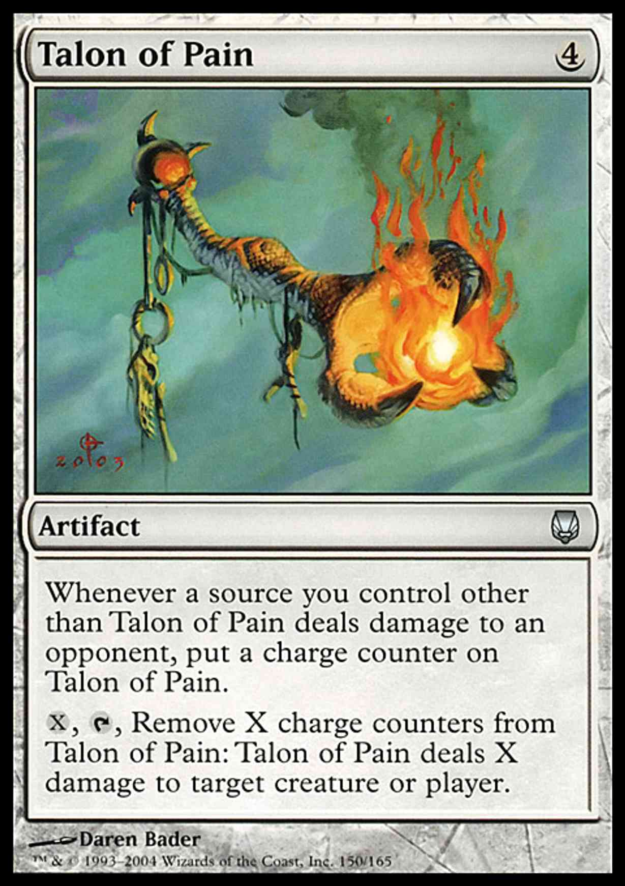 Talon of Pain magic card front
