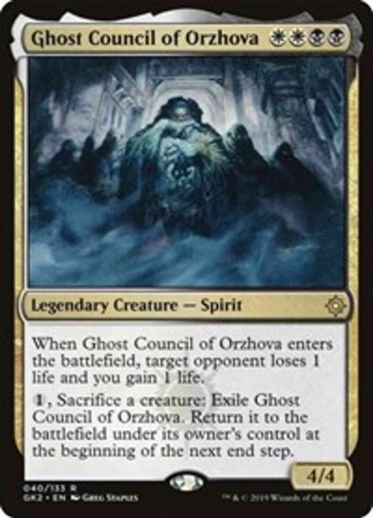 Ghost Council of Orzhova magic card front