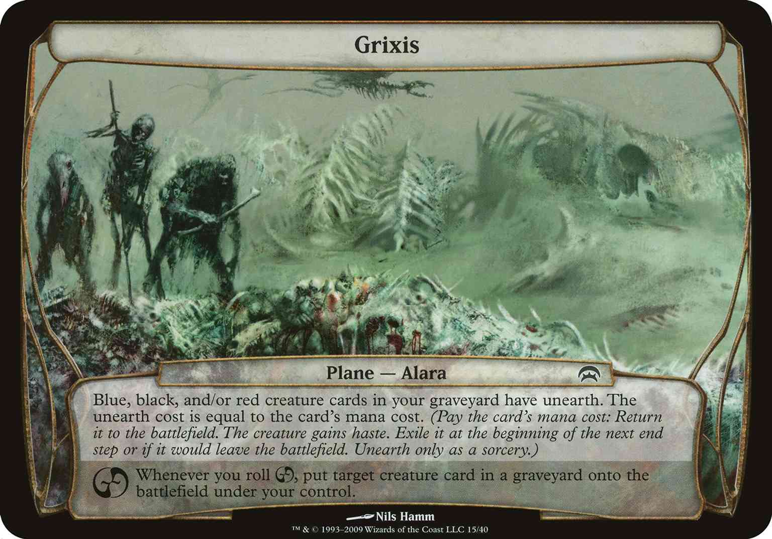 Grixis (Planechase) magic card front