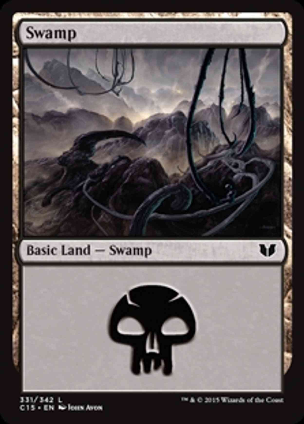 Swamp (331) magic card front