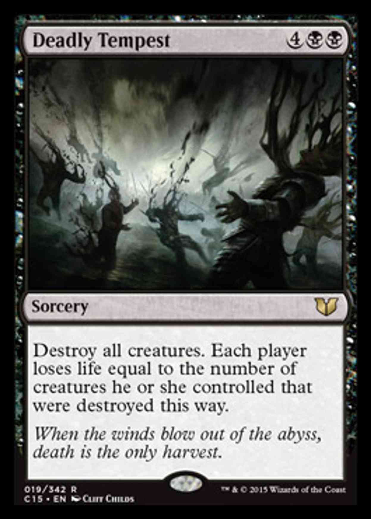 Deadly Tempest Price from mtg Commander 2015