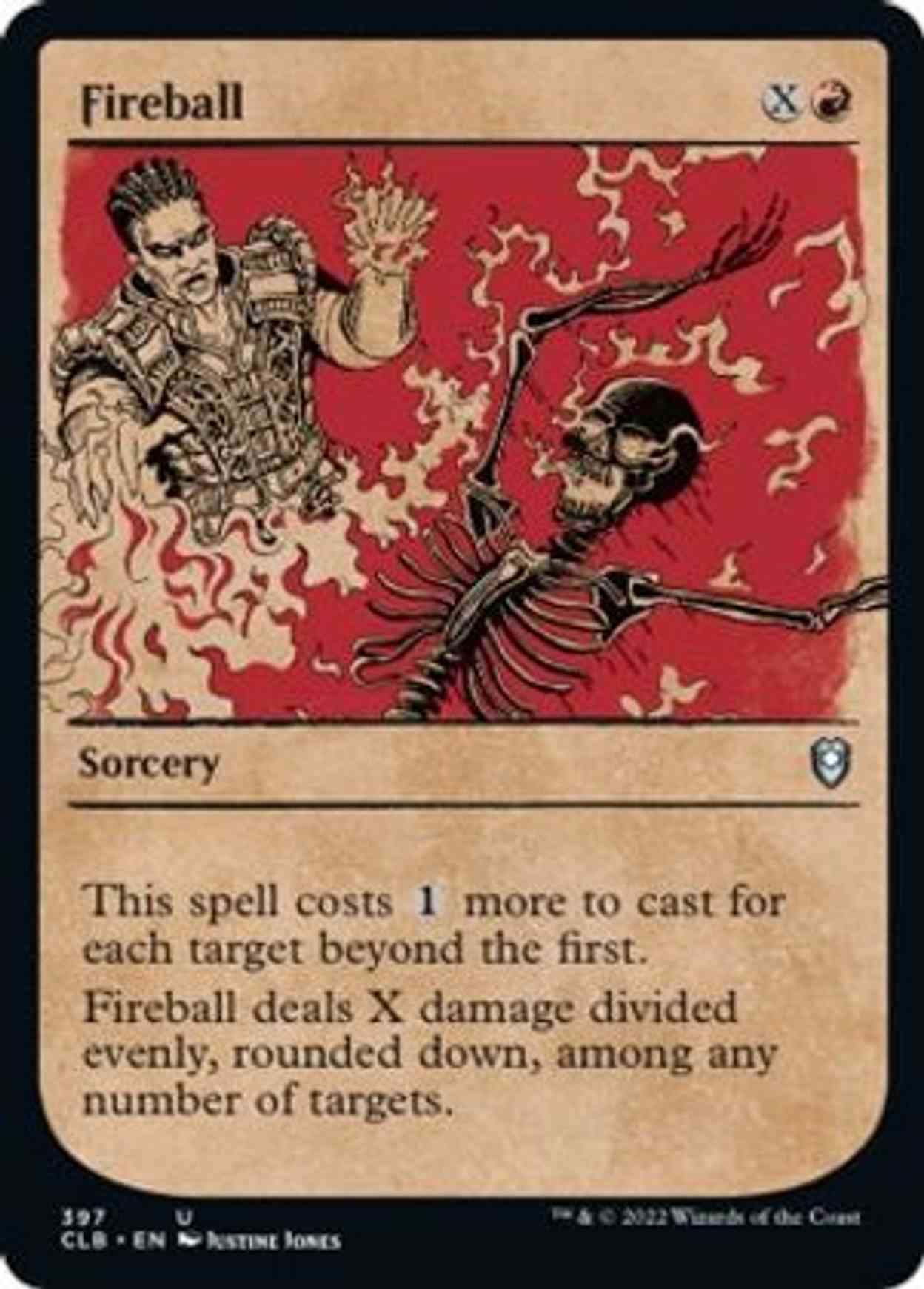 Fireball (Showcase) magic card front