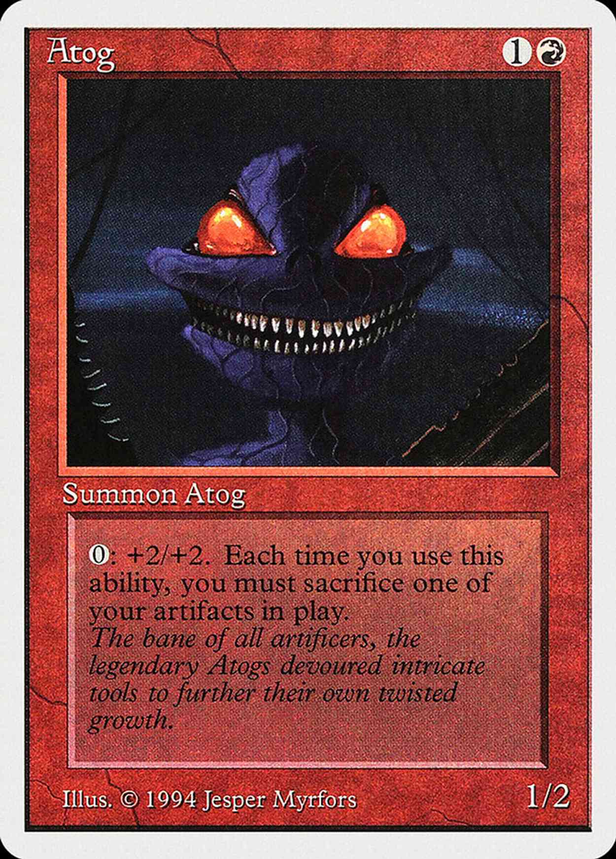 Atog magic card front