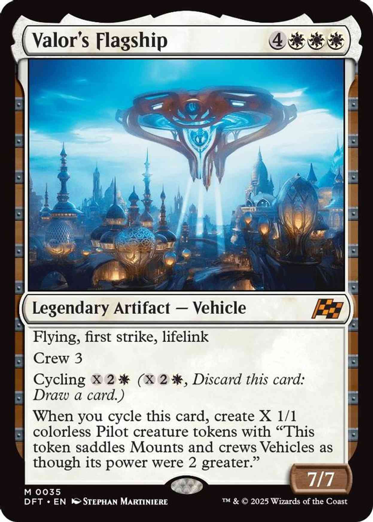 Valor's Flagship magic card front