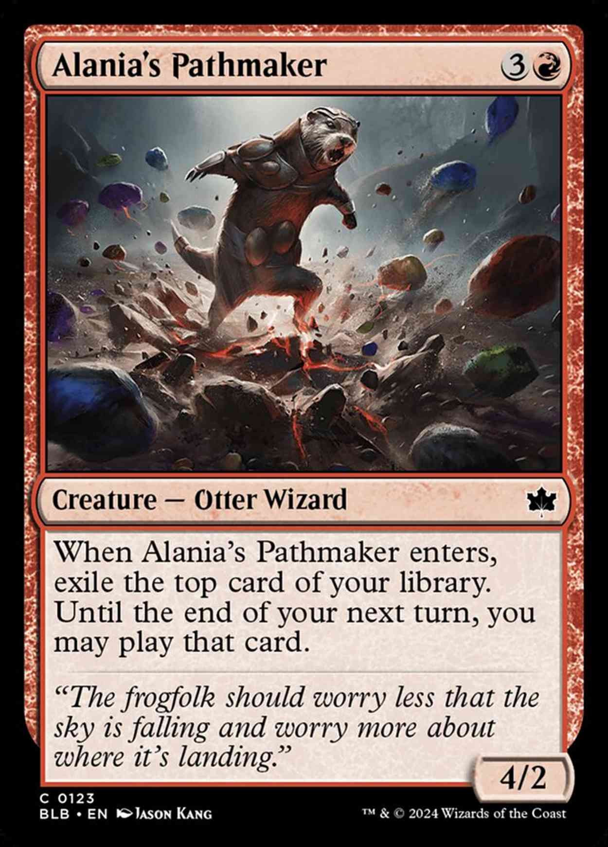 Alania's Pathmaker magic card front