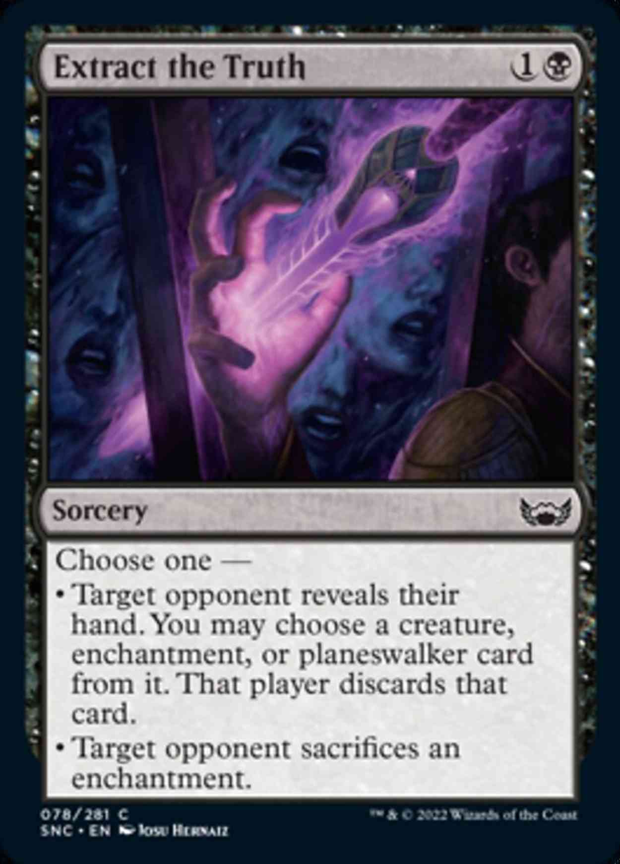 Extract the Truth magic card front