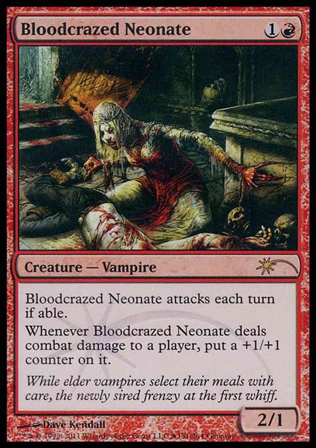Bloodcrazed Neonate magic card front