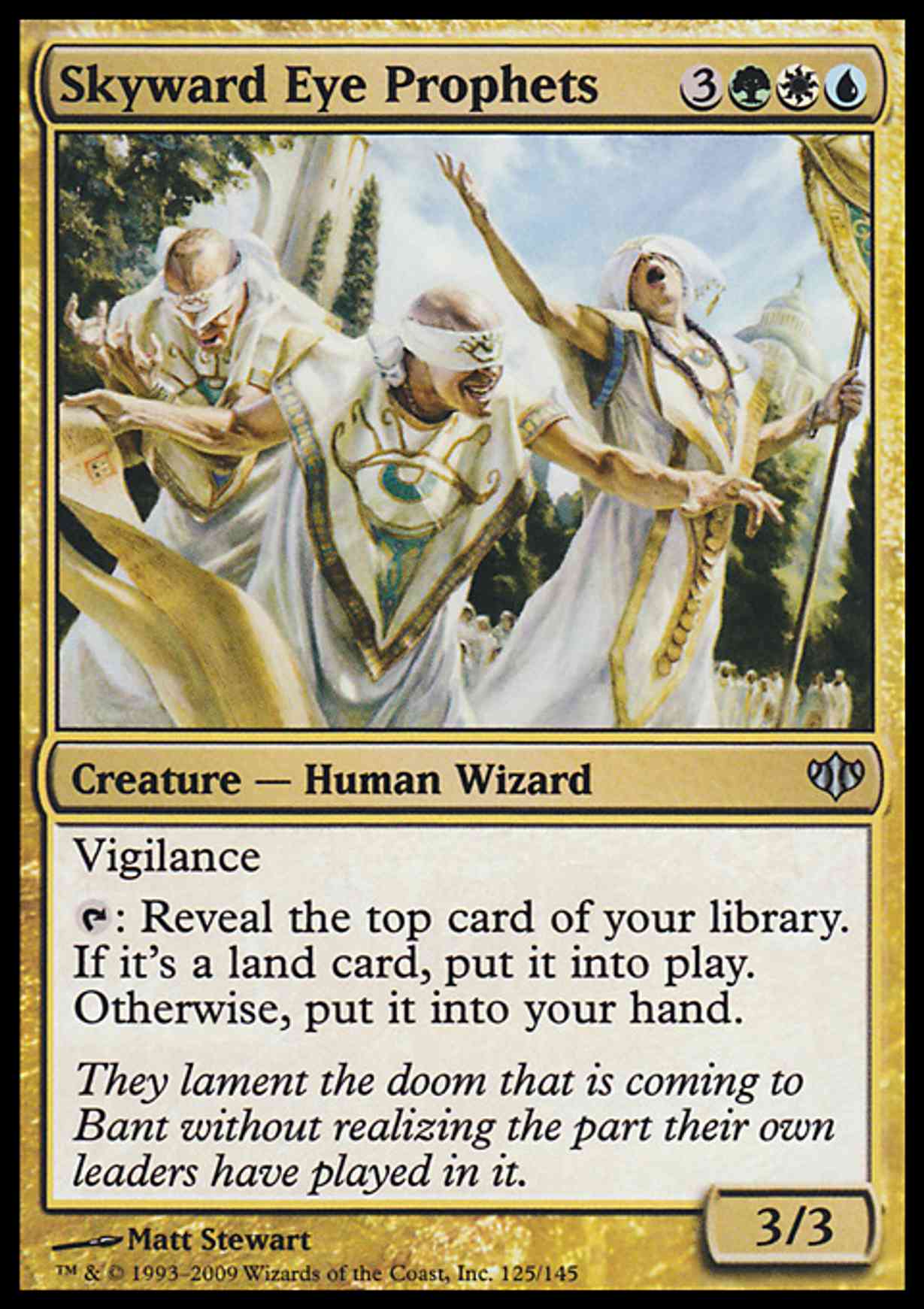 Skyward Eye Prophets magic card front