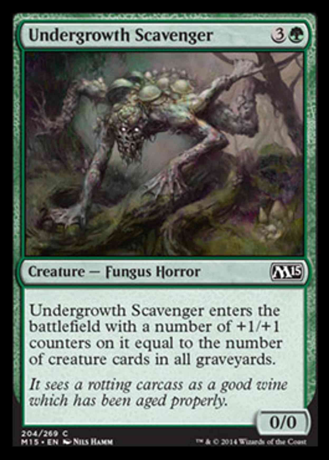 Undergrowth Scavenger magic card front