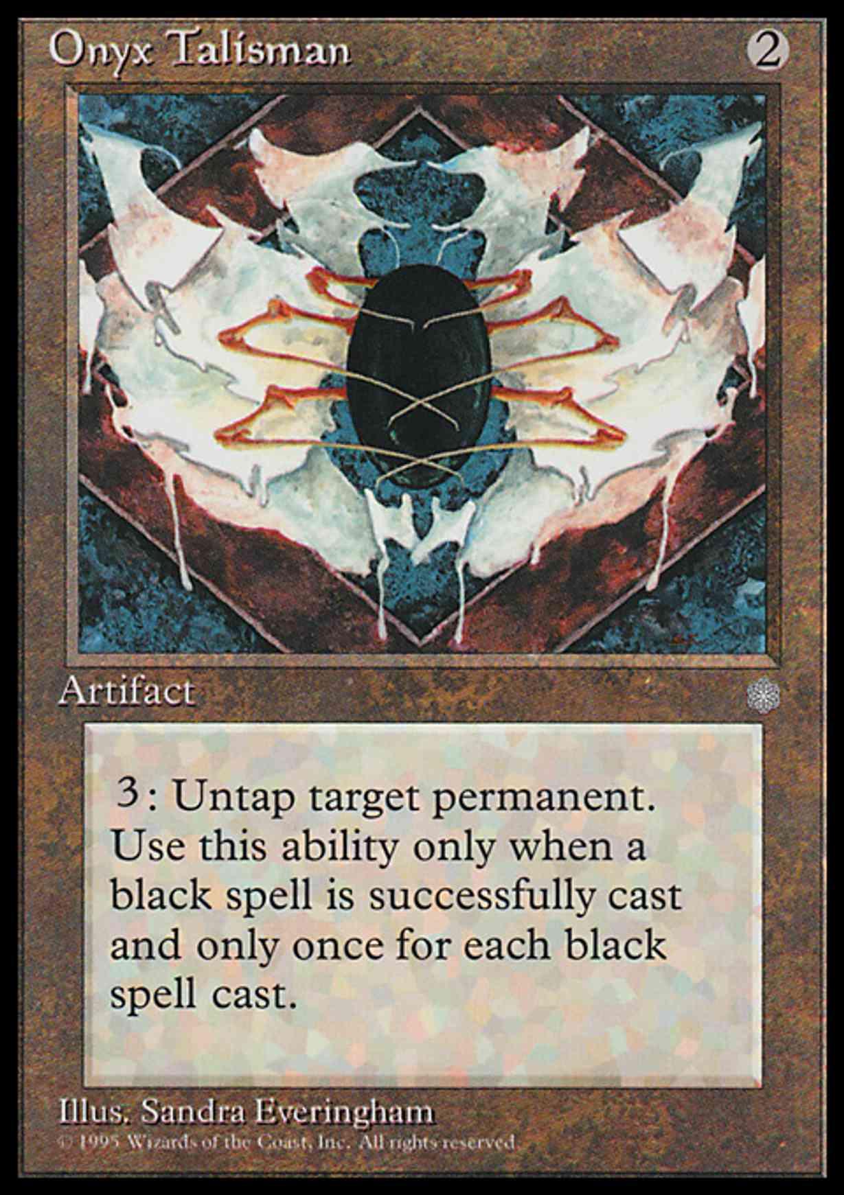 Onyx Talisman magic card front