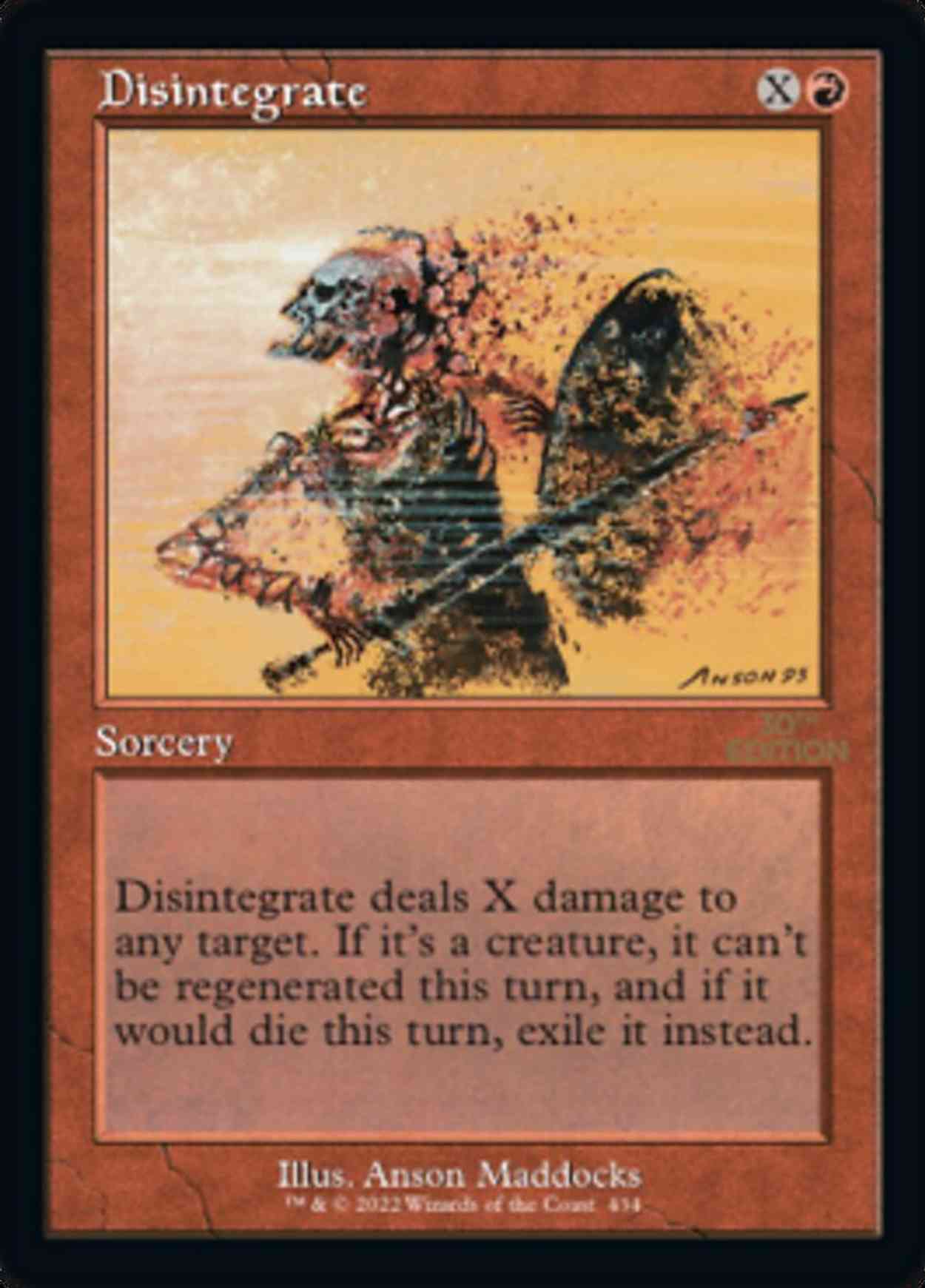 Disintegrate (Retro Frame) magic card front