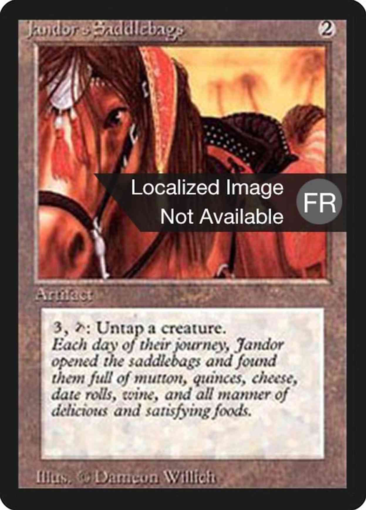 Jandor's Saddlebags magic card front