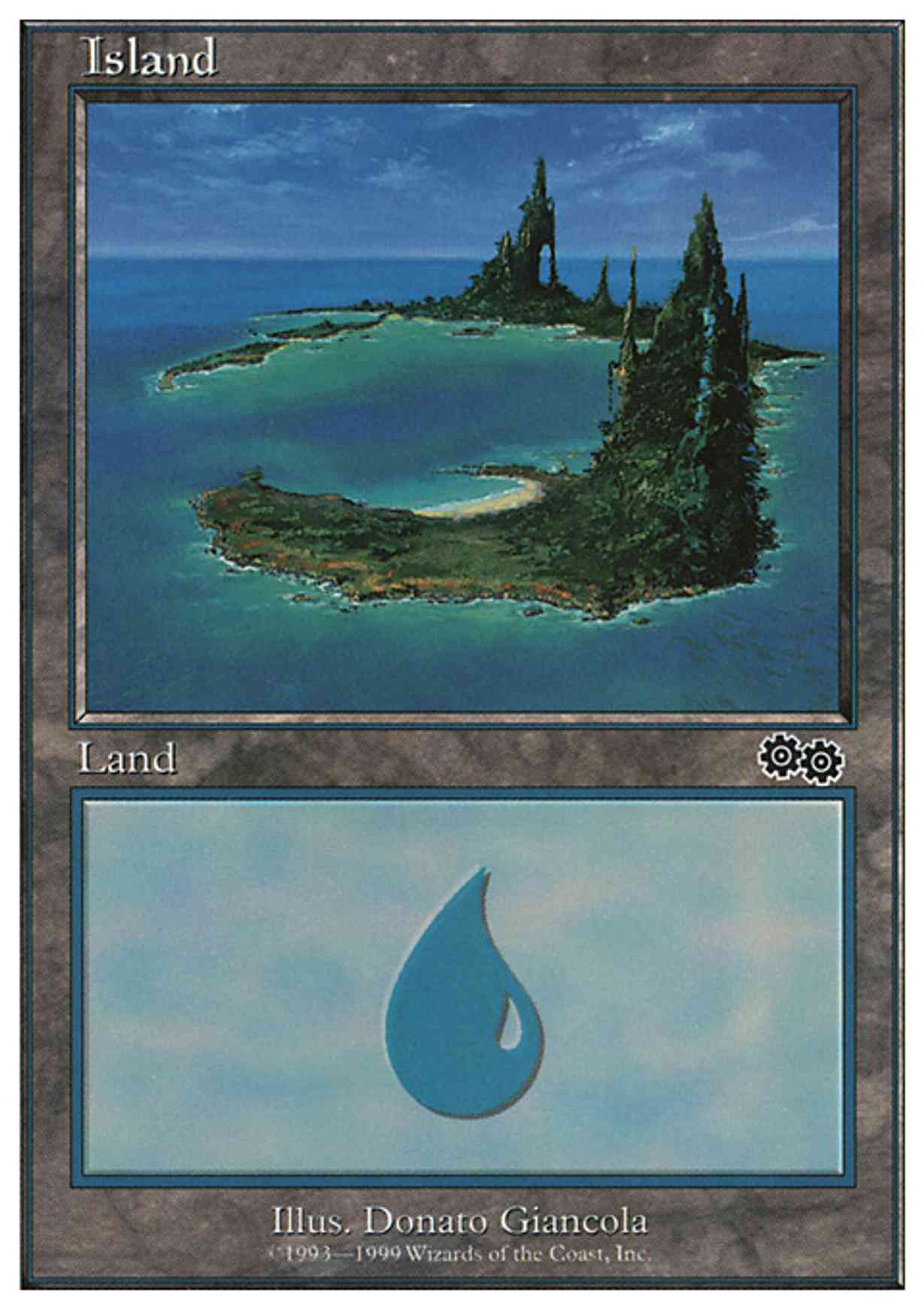 Island (Spires Right) magic card front