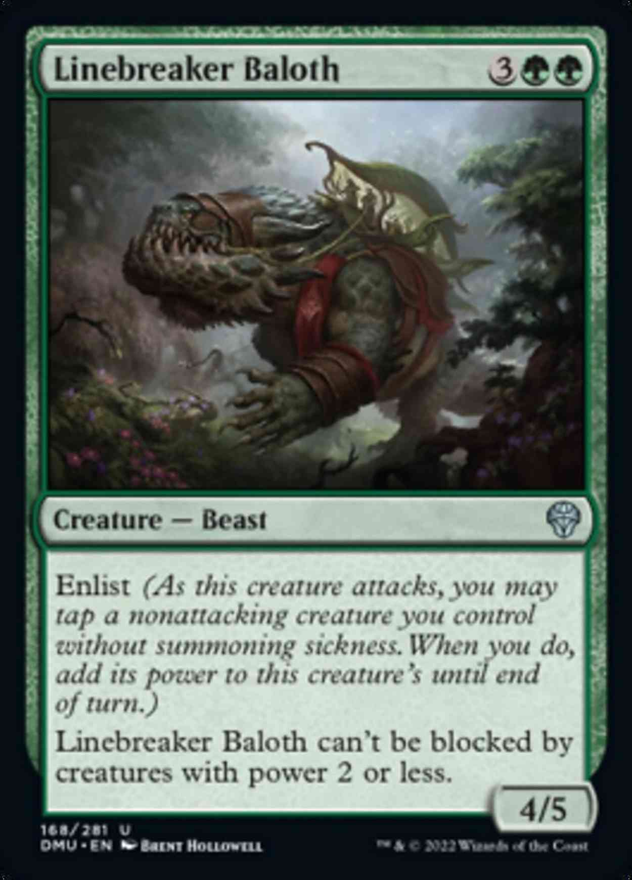 Linebreaker Baloth magic card front