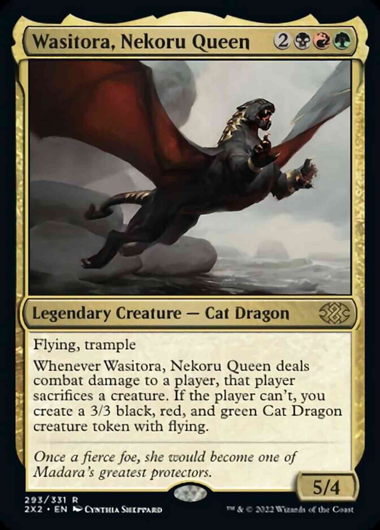 Wasitora, Nekoru Queen magic card front