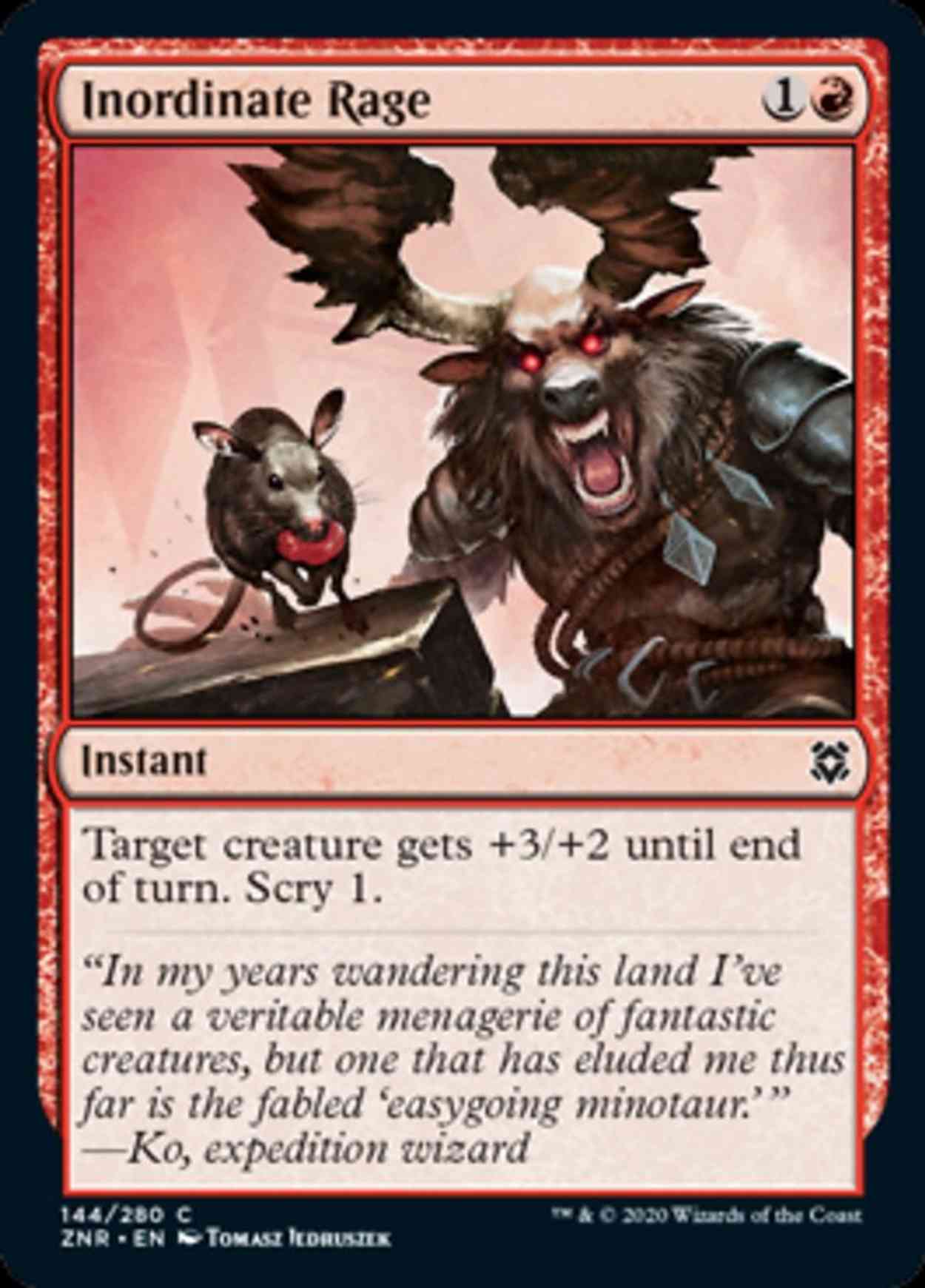 Inordinate Rage magic card front