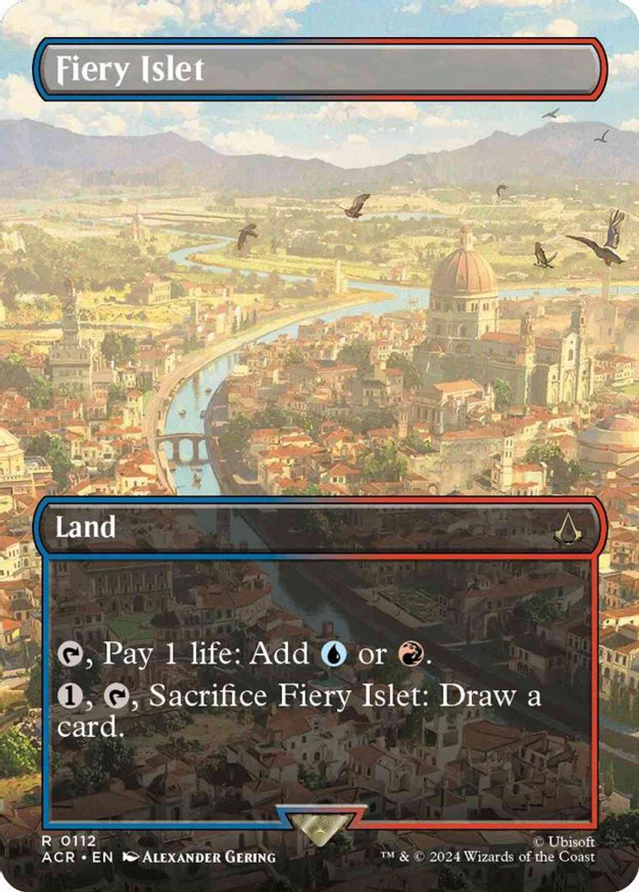 Fiery Islet (Borderless) magic card front