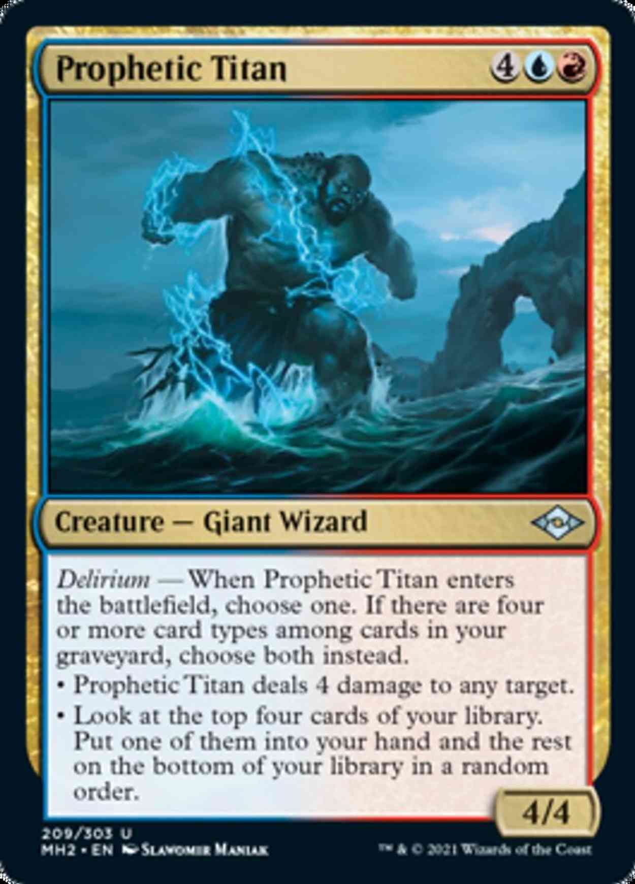 Prophetic Titan magic card front