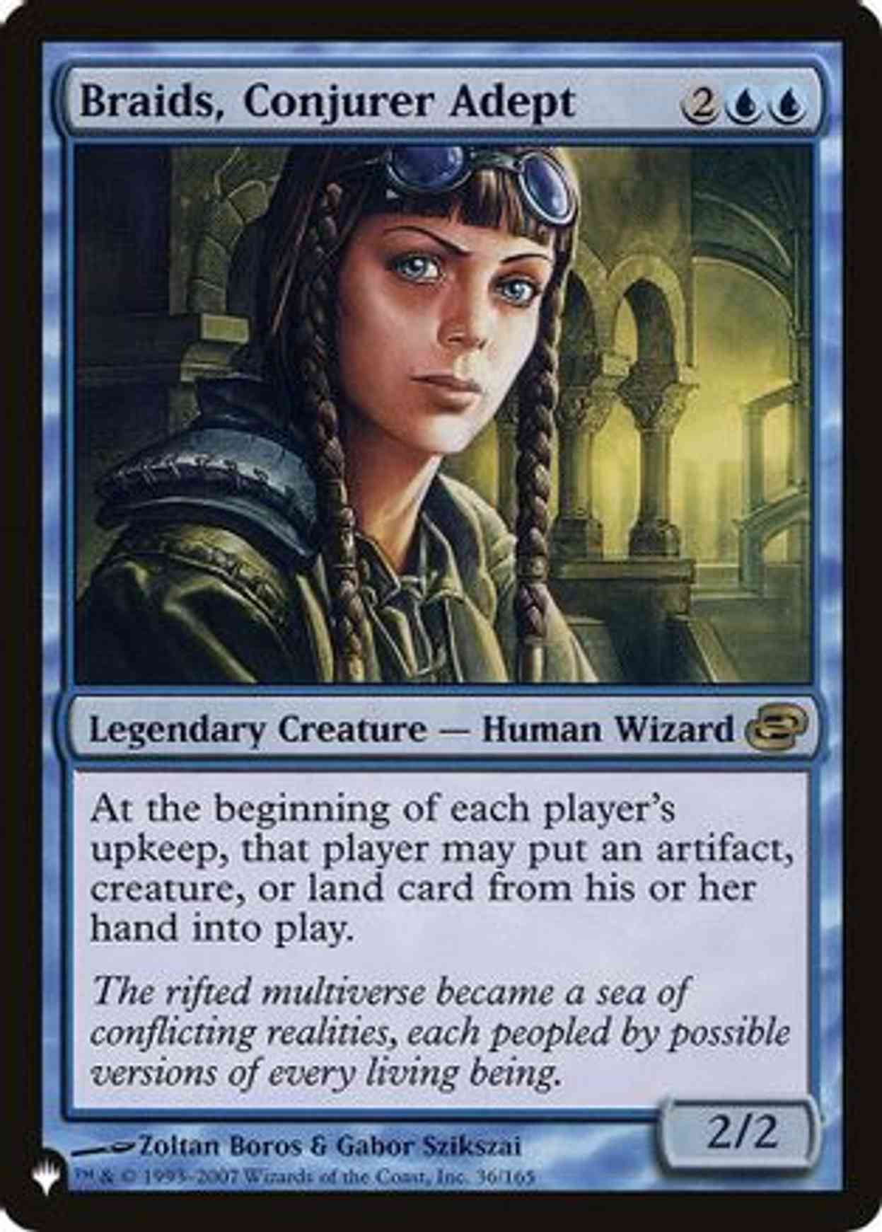 Braids, Conjurer Adept magic card front