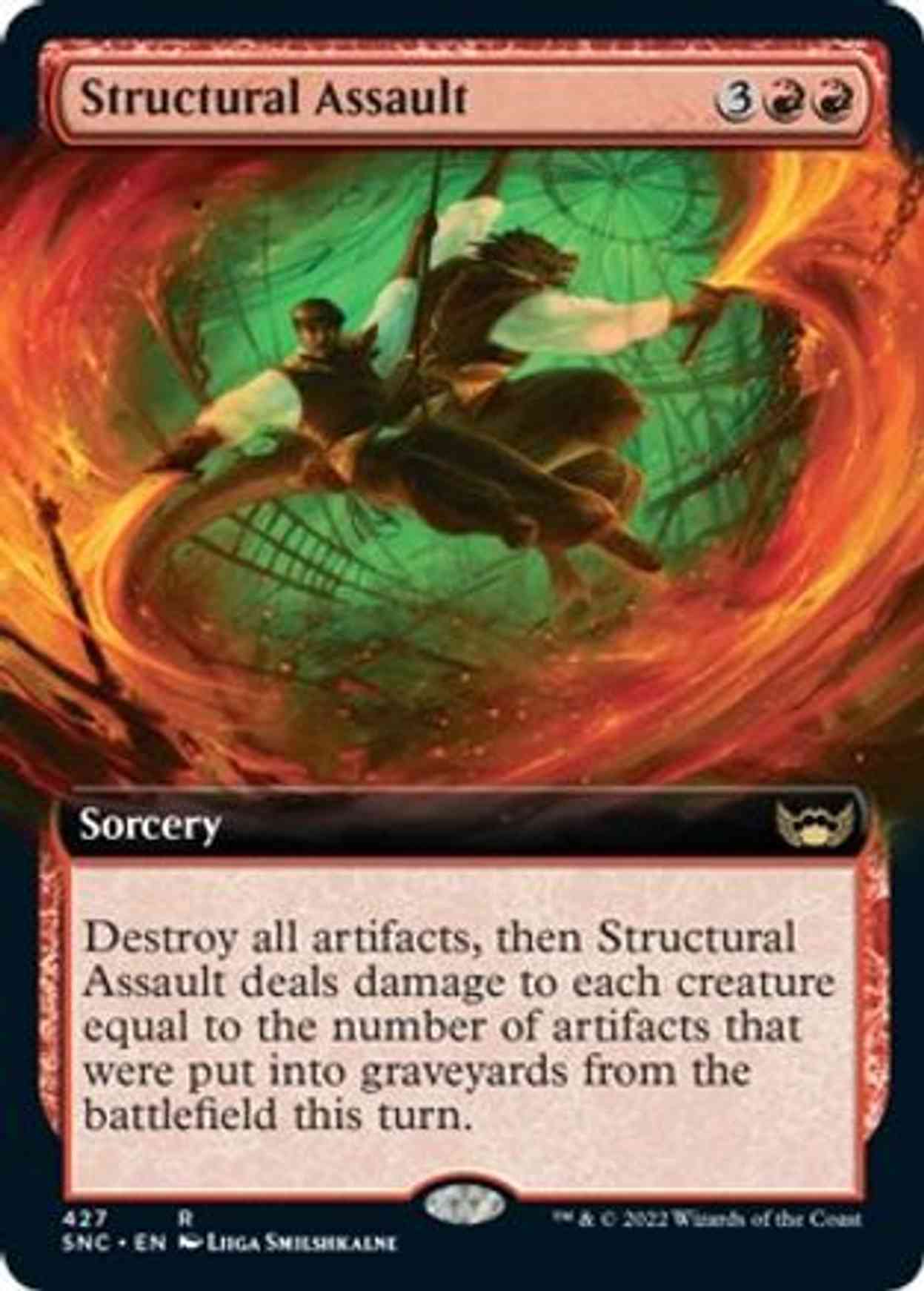 Structural Assault (Extended Art) magic card front