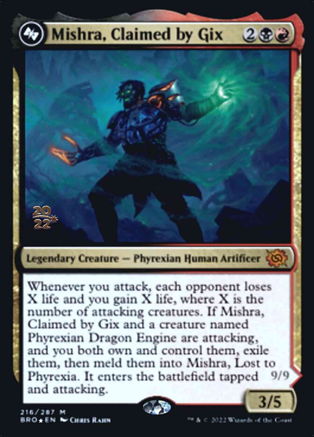 Mishra, Claimed by Gix magic card front